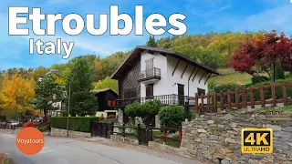 Etroubles - Красивая Альпийская Деревня В Северной Италии - Самые Красивые Деревни Италии (4K UHD)
