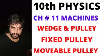 Wedge , Pulley , Fixed Pulley , Moveable Pulley (10th Physics) in Urdu/Hindi by Engr. KAMRAN SALEEM