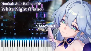 White Night/Honkai: Star Rail 2.0 Theme Song Piano Arrangement (Synthesia)