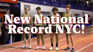 Running the Fastest 4xmile in High School History!