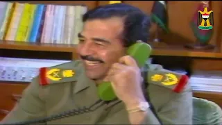 الرئيس صدام حسين في جبهات القتال