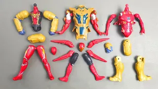 Merakit Mainan Spiderman, Iron man dan thanos armour | Avengers Toys