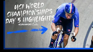 UCI World Championships 2022 - Evans and Viviani wins in Day 5 Highlights | Eurosport