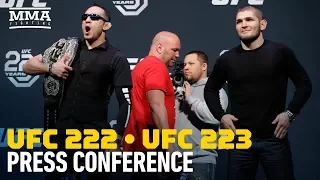 UFC 222, UFC 223 Press Conference in Boston