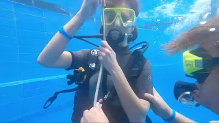 Первое погружение c аквалангом, в DiveClubChe