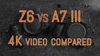 Nikon Z6 vs Sony A7 III - 4K Video Comparison (with commentary)