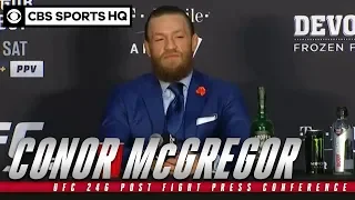 Conor McGregor: UFC 246 Post Fight Press Conference | CBS Sports HQ