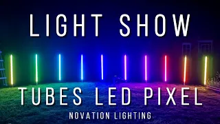 Light-Show | Tubes LED Pixel DMX (Homemade/Fabrication) #Daslight5
