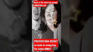 ISINAPUBLIKO na ang Resulta ng DNA TEST sa anak ni Vic Sotto kay Osang!!OMG!!