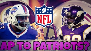 ADRIAN PETERSON VISITING PATRIOTS!!! ZACH BROWN VISITING REDSKINS!!!