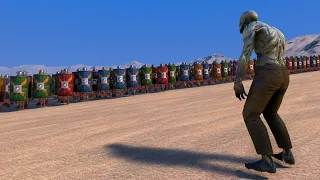 1 ZOMBIE vs 40.000 ROMANS - Ultimate Epic Battle Simulator