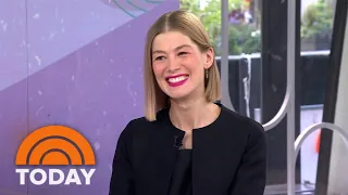 Rosamund Pike Explains Why She Buried Her Golden Globe In The Garden
