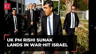 UK PM Rishi Sunak lands in Tel Aviv amid ongoing Israel-Hamas war