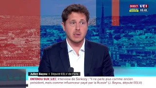 "Nicolas Sarkozy est un influenceur russe", fustige Julien Bayou, député EELV