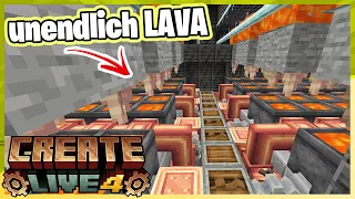 UNENDLICH Lava | Minecraft Create Live 4 | 21 | #createlive4