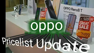 Oppo Reno 8T5G,Reno 8,Pad Air,Oppo band,Enco Buds,A57,A17,A17K Price Update March 2023@JoelAnis