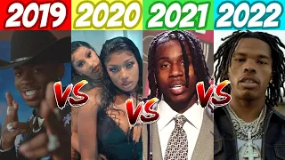 BEST Rap Songs of 2022 vs 2021 vs 2020 vs 2019! (Which Year Was Best?)
