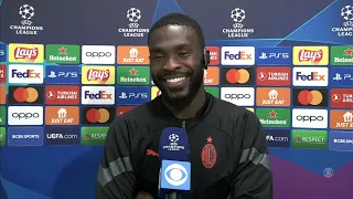 Fikayo Tomori on AC Milan advancing in UCL and talking to his hero Thierry Henry | UCL on CBS Sports