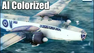 AI Colorized | RAF SINK U-BOATS OFF IRELAND - DeOldify