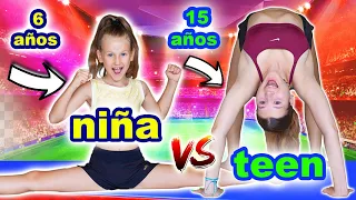 NIÑA VS ADOLESCENTE - Super Reto de GIMNASIA, Yoga y AGUA! | Yippee Family