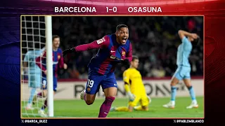 Barcelona 1-0 Osasuna, La Liga 2023/24 - MATCH REVIEW