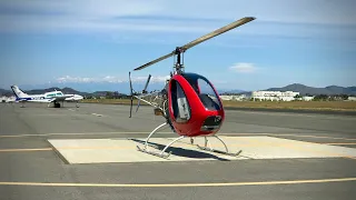 First Flight in my Turbine Experimental Helicopter