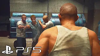 Prison Fight [PS5 UHD 4K] Next-Gen Ultra Realistic Graphics PlayStation 5 Uncharted 4 Gameplay