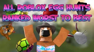 All Roblox Egg Hunts Ranked Worst To Best (INCLUDING 2019)