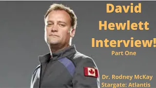 David Hewlett Interview PART 1! #stargatesg1 #stargateatlantis