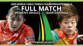 FULL MATCH | Hina HAYATA vs WANG Yidi | WS QF | #ITTFWorlds2023