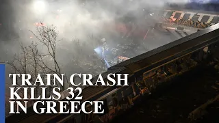 At least 32 people killed in Greece train crash