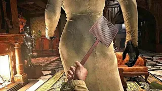 Lady dimitrescu Resident Evil The Village funny slapping