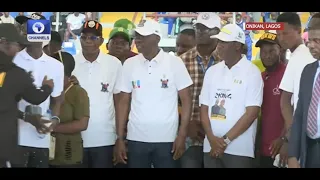 Sanwo-Olu Present As Students Hold Rally For APC In Lagos