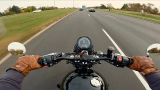 Ride across town with new exhaust • Triumph Speed Twin 900 • 4K POV