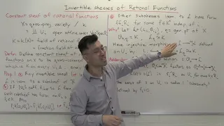 Invertible sheaves of rational functions