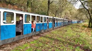 River Esk River Mite Whillan Beck triple header Ravenglass & Eskdale Railway 06/11/22