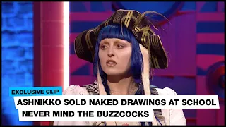 Never Mind The Buzzcocks clip: Ashnikko sold naked drawings at school