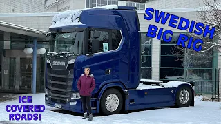 My Wife’s FIRST Time Driving a Semi Truck!(SCANIA)