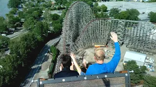 Steel Vengeance Back Row First Time Reaction (June 2023) Cedar Point