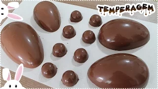 COM FAZER OVO DE PÁSCOA CASEIRO / TEMPERAGEM CHOCOLATE NOBRE E FRACIONADO