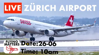 LIVE PlaneSpotting 🔴 #ZÜRICH AIRPORT (Kloten)