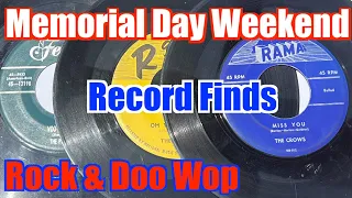 Rock & Roll and Doo-Wop Record Finds From Memorial Day Weekend