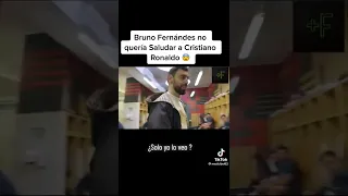 Bruno Fernández no quería saludar a Cristiano Ronaldo