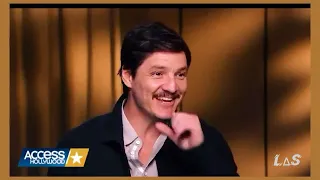pedro pascal being a cutie for 1 minute and 18 seconds