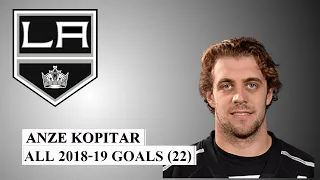 Anze Kopitar (#11) All 22 Goals of the 2018-19 NHL Season