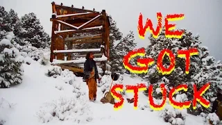 We Almost Got Stuck in the Snow Exploring this Abandoned Mine