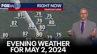 Houston weather: Warm Thursday evening in 80s, Flood Watch issued