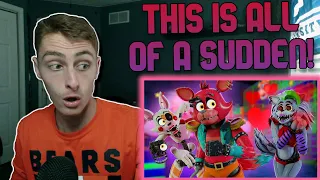 WILD ENTRANCE! MANGLE AND FOXY ARRIVE AT PIZZAPLEX! | REACTION
