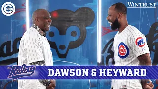 Andre Dawson & Jason Heyward Discuss Playing the Wrigley Field Outfield | The Relay