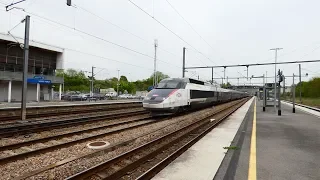 Gare de Vaires Torcy - TGV, Ouigo, ICE, TGV Iris 320, Intercités, RER E, Ligne P & TER